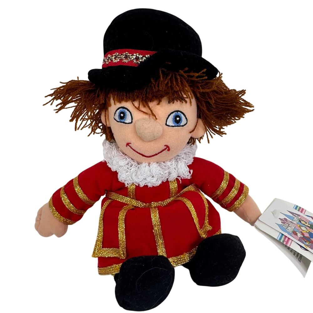 5 for $25| Walt Disney World Small World England Boy 9" Bean Bag Plush